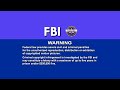 FBI Warning Screen 2000s