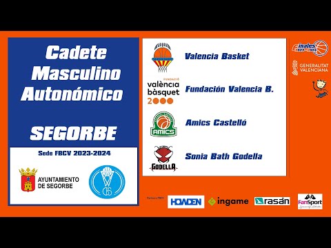 FF CADETE MASCULINO AUTONÓMICO  Valencia Basket - Fundación Valencia Bàsquet