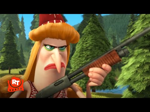 Open Season: Scared Silly (2015) - Hunters vs. Animals Scene | Movieclips