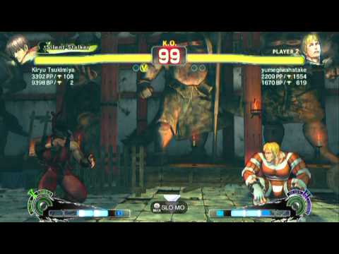 SSF4 AE: Kiryu Tsukimiya(Guy) vs yumegiwahatake(Cody) - HD 720p