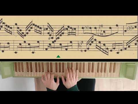 J.S.Bach  - Goldberg Variations (BWV 988), Var. 1 à 1 Clav. (Ivano Zanzarella Harpsichord)