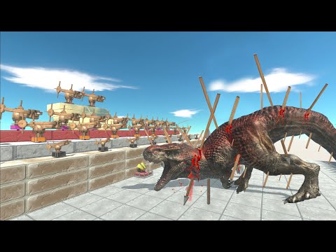 Power of different sizes of ballista with every unit - Animal Revolt Battle Simulator