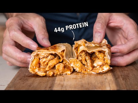 Der süße Hähnchen Wrap mit 44g Eiweiß