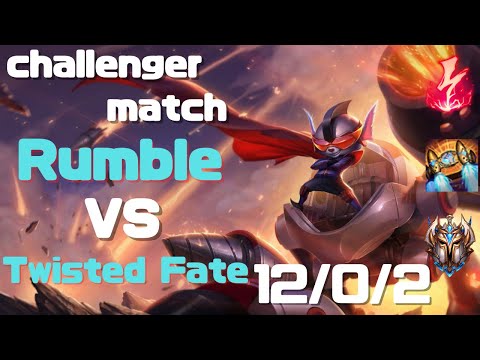 Rumble mid vs Twisted Fate mid - NA Challenger Patch 11.8