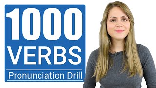 Download lagu 1000 Most Common English VERBS | Practice British Pronunciation Vocabulary Drill mp3
