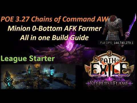 POE 3.27  Chains of Command AW - Minion League Starter -  From Zero to Hero Build Guide
