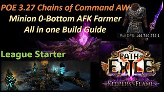 POE 3.27  Chains of Command AW - Minion League Starter -  From Zero to Hero Build Guide