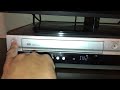 Demonstration On My Panasonic VCR DVD Combo On My Sword In The Stone 1995 VHS Version 1
