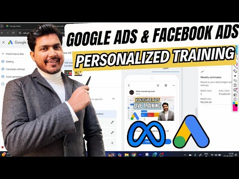 Live Google ads facebook ads Personalized Training 0nly at 9999
