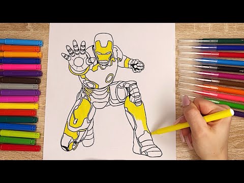 Iron Man coloring page