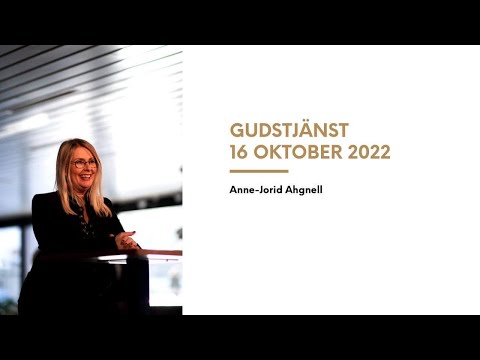 Gudstjänst | Vårt sanna Advent  | Anne-Jorid Ahgnell