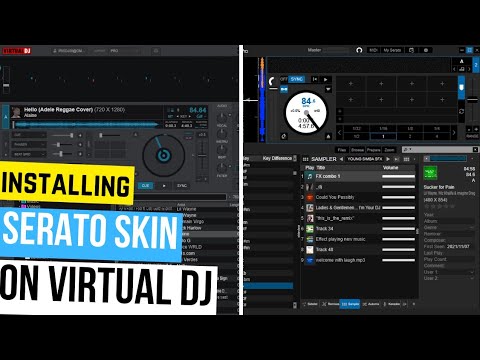 I install SERATO SKIN on Virtual DJ  | virtual DJ 2021 tutorials