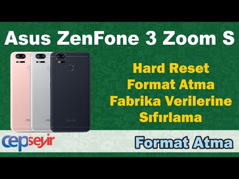 Asus ZenFone 3 Zoom S - Hard Reset - Format Atma - Fabrika Verilerine Sıfırlama