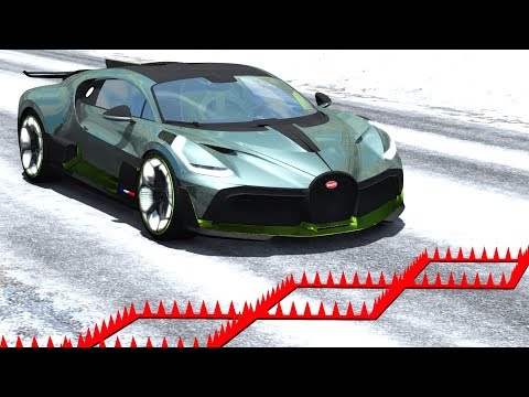 Spike Strip Multi-Vehicle Pileup Crashes #14 - BeamNG Drive Police Spike Strip Testing