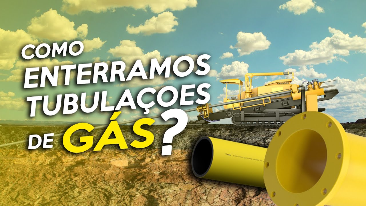 How are the GAS PIPES going through the CITY? Accompany a work of installation of GAS PIPES