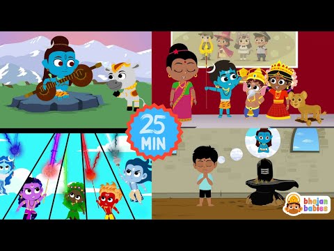 Divine Lights & Shiva’s Blessings! 🌙 Karthika Masam Special | Bhajan Babies  🔱