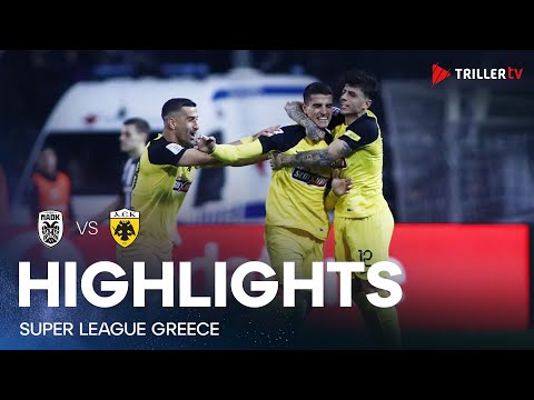 PAOK VS AEK 1-2| FULL HIGHLIGHTS