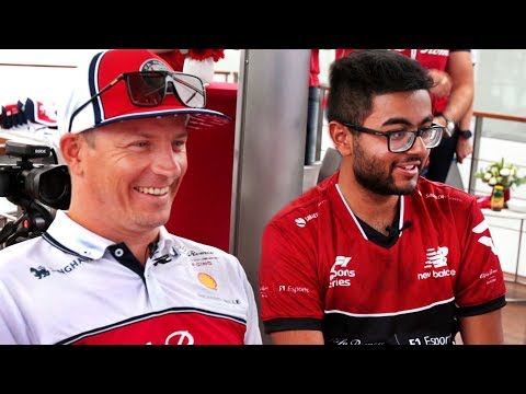 RACING KIMI RAIKKONEN - Can I Beat An F1 World Champion on the F1 Game?
