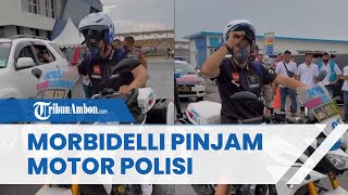 Polisi Pinjamkan Motor Dinasnya ke Pembalap MotoGP France Morbidelli