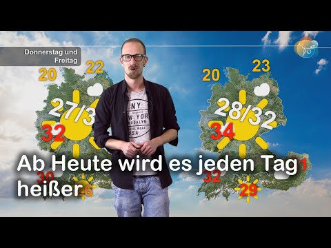 Aktuelle Wettervorhersage 05.August.2020 -Hoch Detlef nimmt Anlauf und bringt die große Hitze