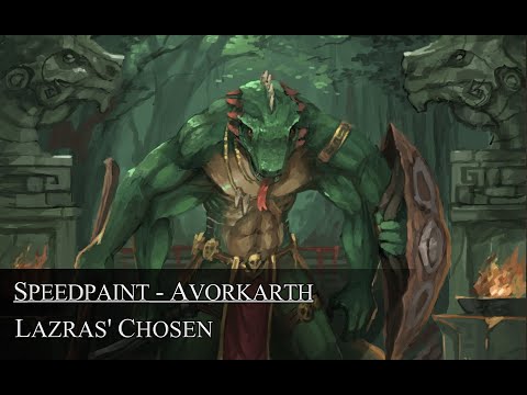 Lazras' Chosen - Avorkarth Speedpaint / Concept Art