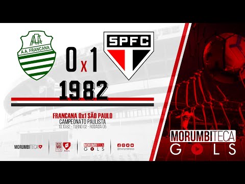 Francana 0x1 São Paulo - Paulista 1982 - Turno 02 - Rodada 05 - 10/10/1982