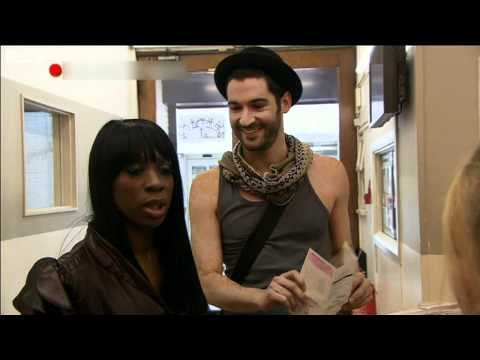 JLS Train at Miranda's Dance Studio - Red Nose Day 2011 - BBC Comic Relief Night