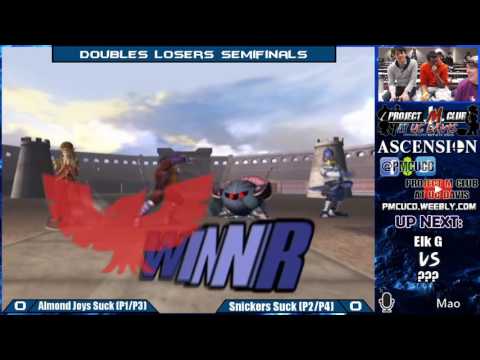 "Ascension 5/7/16" - Almond Joys Suck (CF & Zelda) v. Snickers Suck (MK & Falco) - Losers Semis