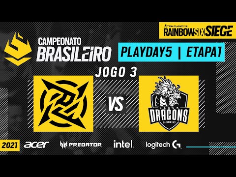 #BR62021 | NINJAS IN PYJAMAS vs BLACK DRAGONS | PLAYDAY #5 - ETAPA 1 | Rainbow Six Siege