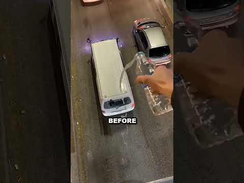 This Guy Spills Water On Cars