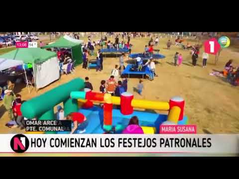 HOY COMIENZAN LOS FESTEJOS PATRONALES EN MARIA SUSANA
