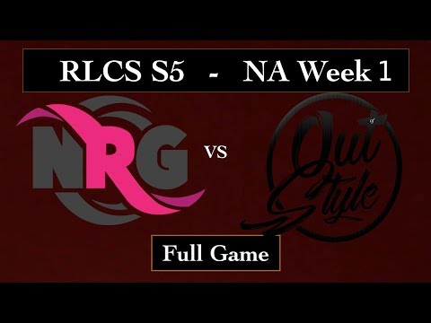 NRG vs Out of Style - Game 3 - NA RLCS S5 W1