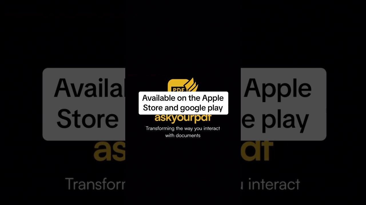Asking your PDF questions has never been this easy  #ai #aitool #askyourpdf