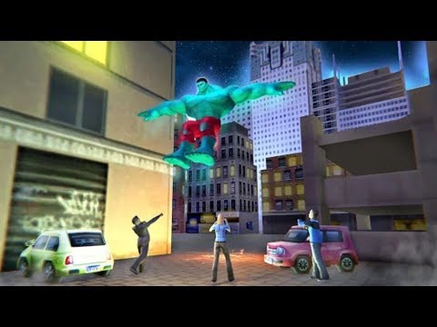 ► Incridible Green Monster Hero Fighter Crime City Battle (Punk Games Studio) Android Gameplay
