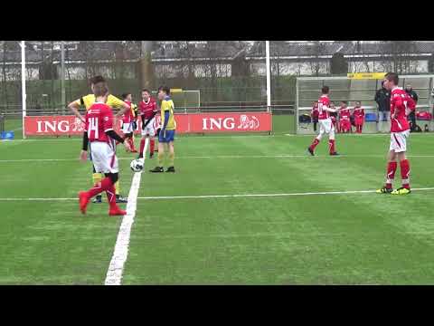 Eerste helft FC Deltasports'95 - DOVO JO13-1