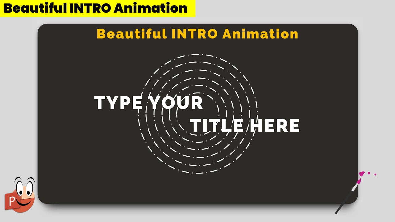 103.Beautiful INTRO Animation using PowerPoint | PPT Slide | Advanced Powerpoint