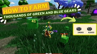 How to Farm Thousands of Green and Blue Sticky Gear in Roblox Islands