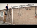 Cable Tray Three Phase Sockets SWA Cable Install Part 2