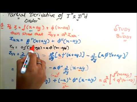 Partial Derivative of 1st and 2nd Order II Numericals Part2 || Applied Mathematics