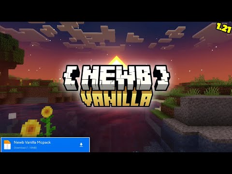 NEWB VANILLA 1.21 Mcpe Shader | Minecraft Pe 1.21+ Best Shader | Low End Device | Game Load