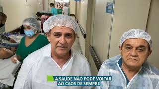 Hospital Walfredo Gurgel está com corredores lotados