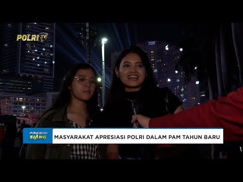 MASYARAKAT APRESIASI POLRI ATAS PENGAMANAN MALAM TAHUN BARU 2026