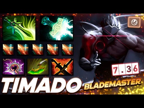 7.36 Timado Juggernaut Blademaster - Dota 2 Pro Gameplay [Watch & Learn]