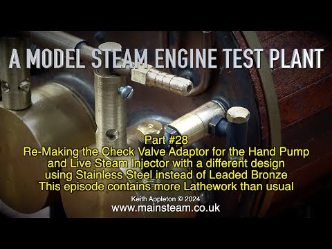 A MODEL STEAM ENGINE TEST PLANT - PART #28