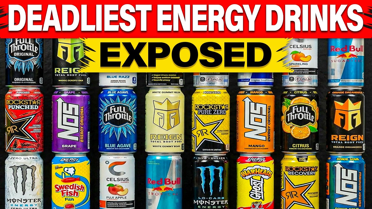 10 Energy Drink Brands You MUST Avoid (And 4 That Are ACTUALLY Safe)