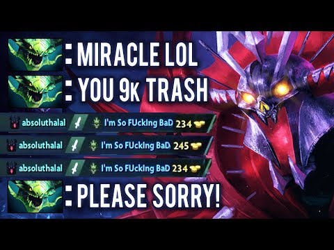 Do not Kidding with Miracle! Noone Viper RAGE WTF Dota 2