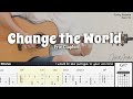 Change the World - Eric Clapton | Fingerstyle Guitar | TAB + Chords + Lyrics