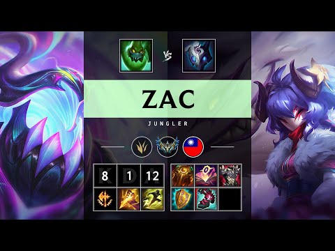 Zac Jungle vs Kindred - TW Challenger Patch 25.09