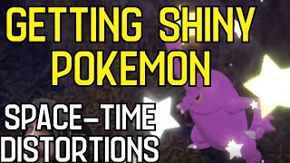 GETTING SHINY POKEMON in Space-Time Distortions