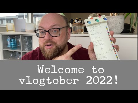 Welcome to vLogtober!